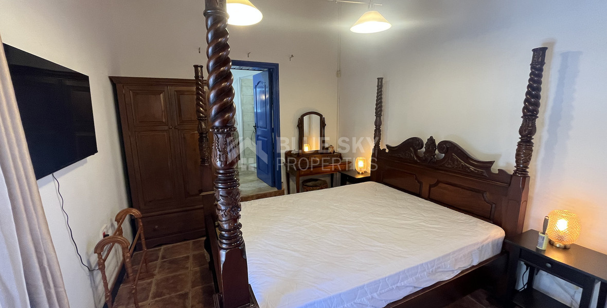 For Sale One-of-a-Kind 5-Bedroom Historic Stone House in the heart of Germasogeia