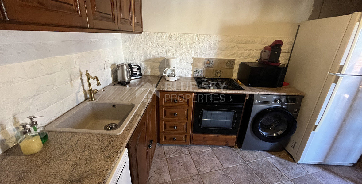 For Sale One-of-a-Kind 5-Bedroom Historic Stone House in the heart of Germasogeia
