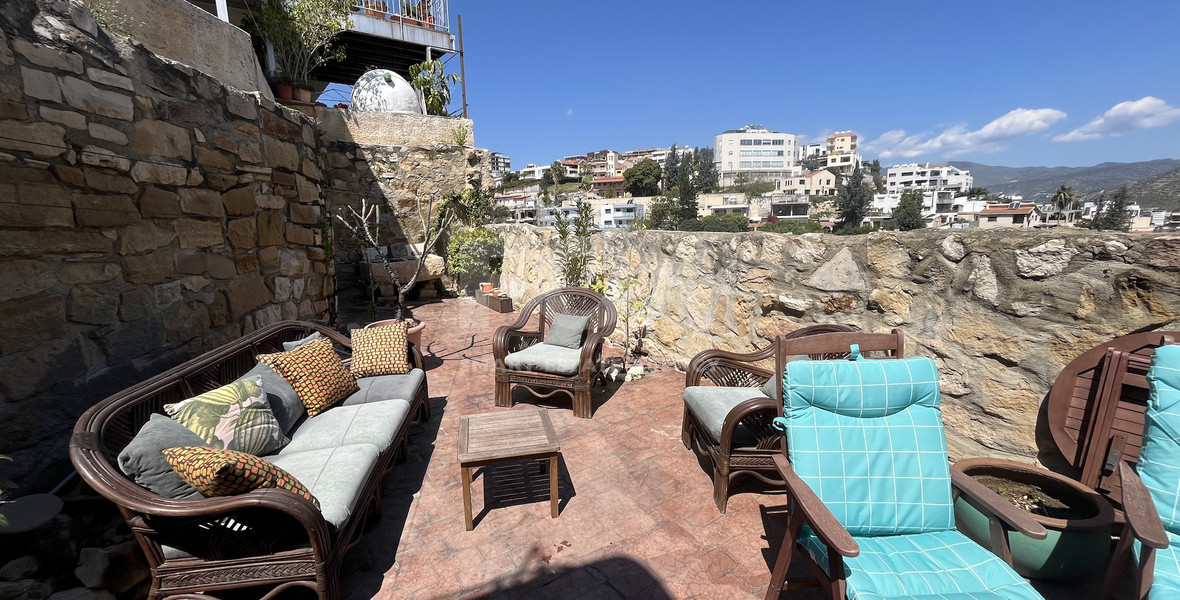 For Sale One-of-a-Kind 5-Bedroom Historic Stone House in the heart of Germasogeia