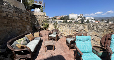 For Sale One-of-a-Kind 5-Bedroom Historic Stone House in the heart of Germasogeia