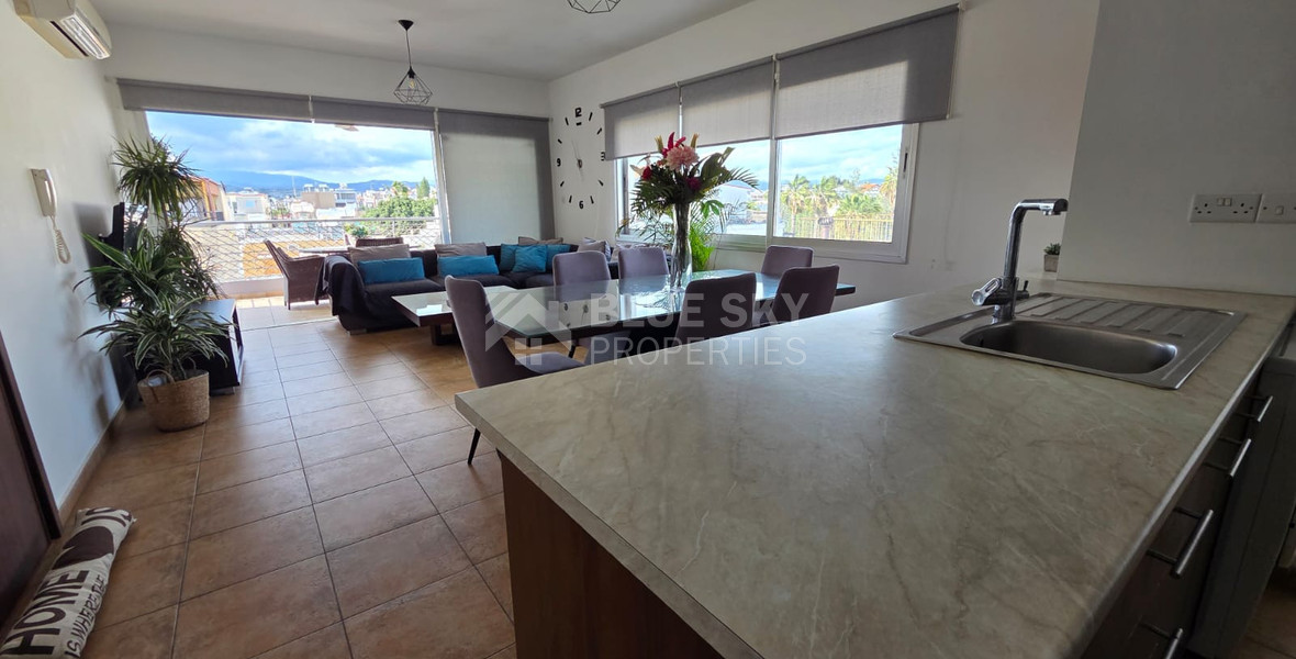 Two-Bedroom Penthouse for rent in Miltonos Area, Limassol