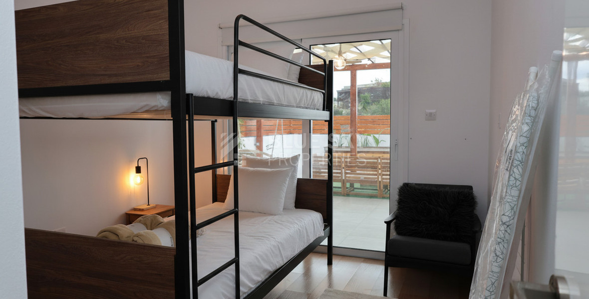 Fully Renovated Two-Bedroom Apartment with Large Veranda & Sea Views for Rent in Peyia