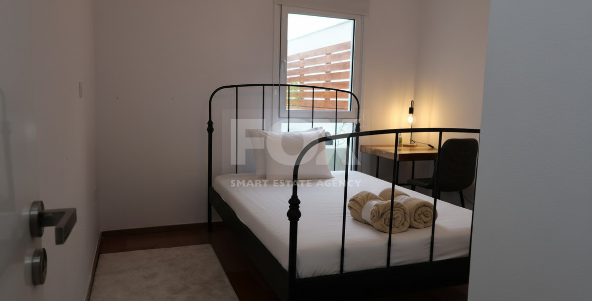 Fully Renovated Two-Bedroom Apartment with Large Veranda & Sea Views for Rent in Peyia