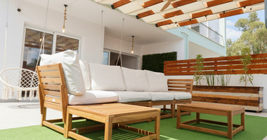 Fully Renovated Two-Bedroom Apartment with Large Veranda & Sea Views for Rent in Peyia