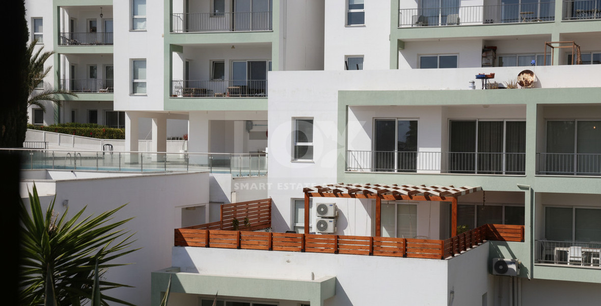 Fully Renovated Two-Bedroom Apartment with Large Veranda & Sea Views for Rent in Peyia