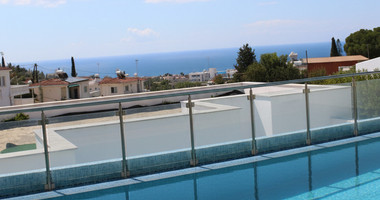 Fully Renovated Two-Bedroom Apartment with Large Veranda & Sea Views for Rent in Peyia