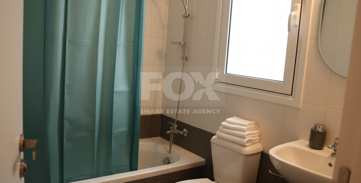 Fully Renovated Two-Bedroom Apartment with Large Veranda & Sea Views for Rent in Peyia