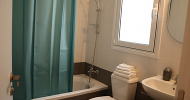 Fully Renovated Two-Bedroom Apartment with Large Veranda & Sea Views for Rent in Peyia
