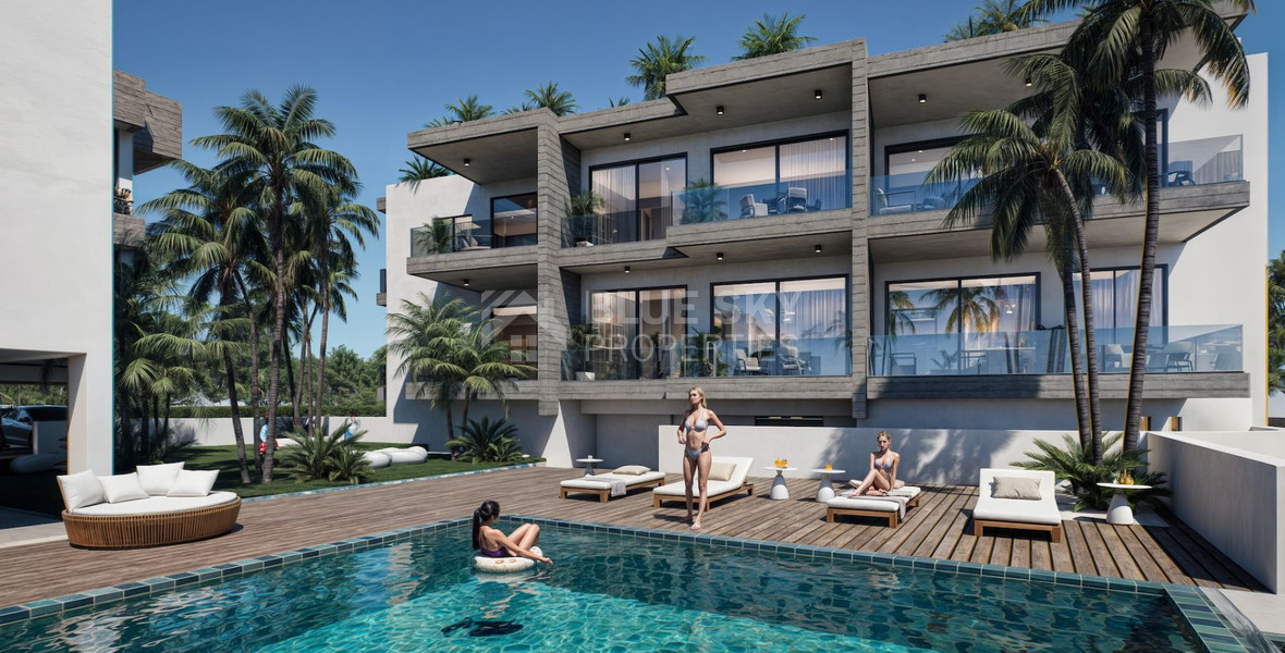 For sale three Bedroom Apartment for Sale in Kissonerga, Paphos  |  Modern Gated Development