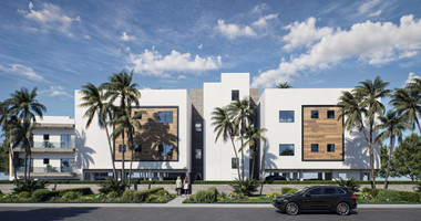 For sale three Bedroom Apartment for Sale in Kissonerga, Paphos  |  Modern Gated Development