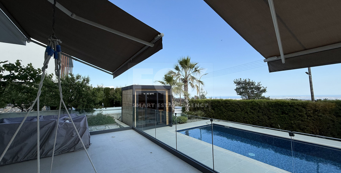SALE: RESALE VILLA IN SOUNI WITH MATURE LANDSCAPED GARDENS FOR FULL PRIVACY AND SEA VIEWS-EXTERNAL MAIDS QUARTER.