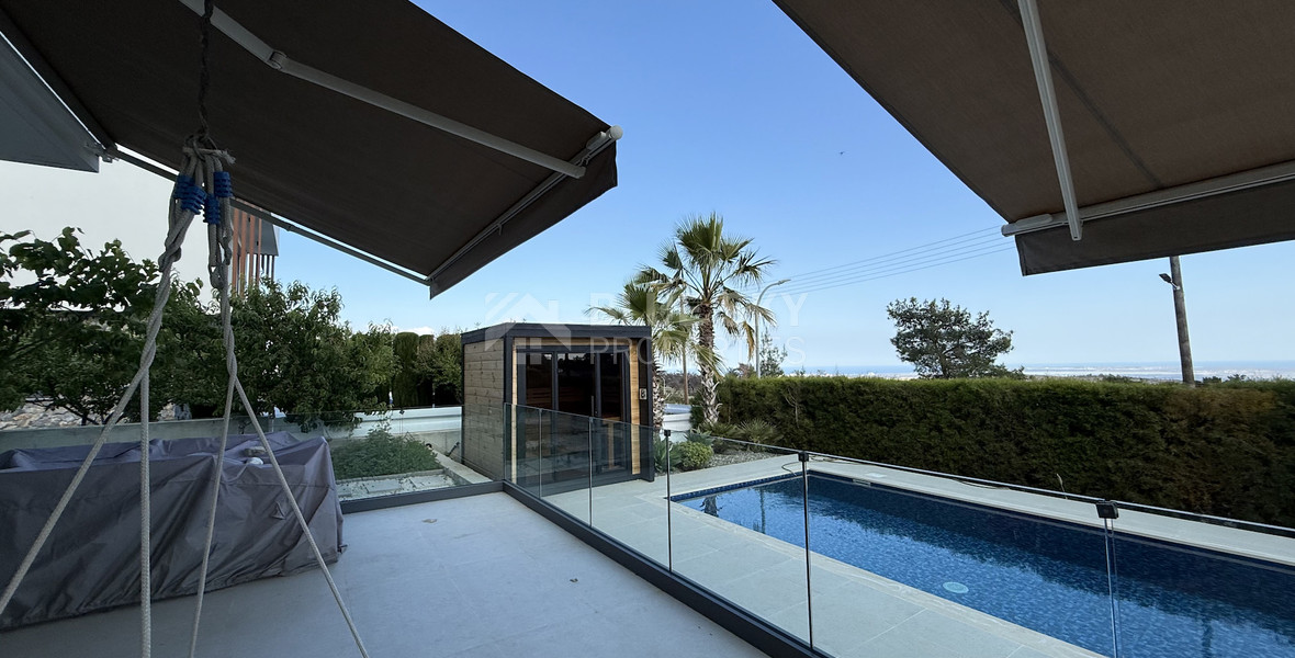 SALE: RESALE VILLA IN SOUNI WITH MATURE LANDSCAPED GARDENS FOR FULL PRIVACY AND SEA VIEWS-EXTERNAL MAIDS QUARTER.