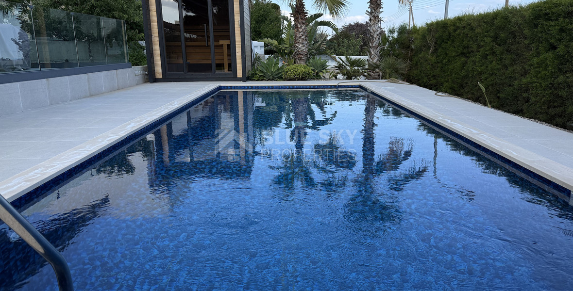 SALE: RESALE VILLA IN SOUNI WITH MATURE LANDSCAPED GARDENS FOR FULL PRIVACY AND SEA VIEWS-EXTERNAL MAIDS QUARTER.