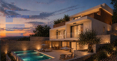 Luxury five bedroom villa with Sea View , for Sale in Tala, Paphos | An exceptional ,Mediterranean Living