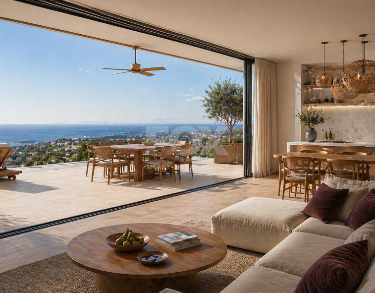 Luxury five bedroom villa with Sea View , for Sale in Tala, Paphos | An exceptional ,Mediterranean Living