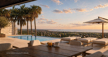 Luxury five bedroom villa with Sea View , for Sale in Tala, Paphos | An exceptional ,Mediterranean Living