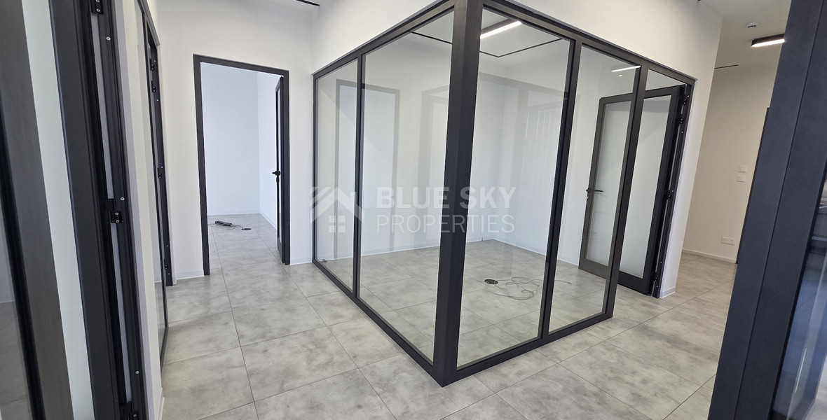 500m² Offices with 13 Removable Partitioned Rooms | Open-Plan Potential | Main Road Agios Nikolaos, Limassol