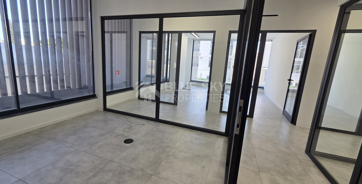 500m² Offices with 13 Removable Partitioned Rooms | Open-Plan Potential | Main Road Agios Nikolaos, Limassol