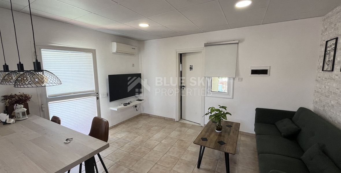 Fully Furnished 1-Bed Apartment with Roof Garden in Kapsalos