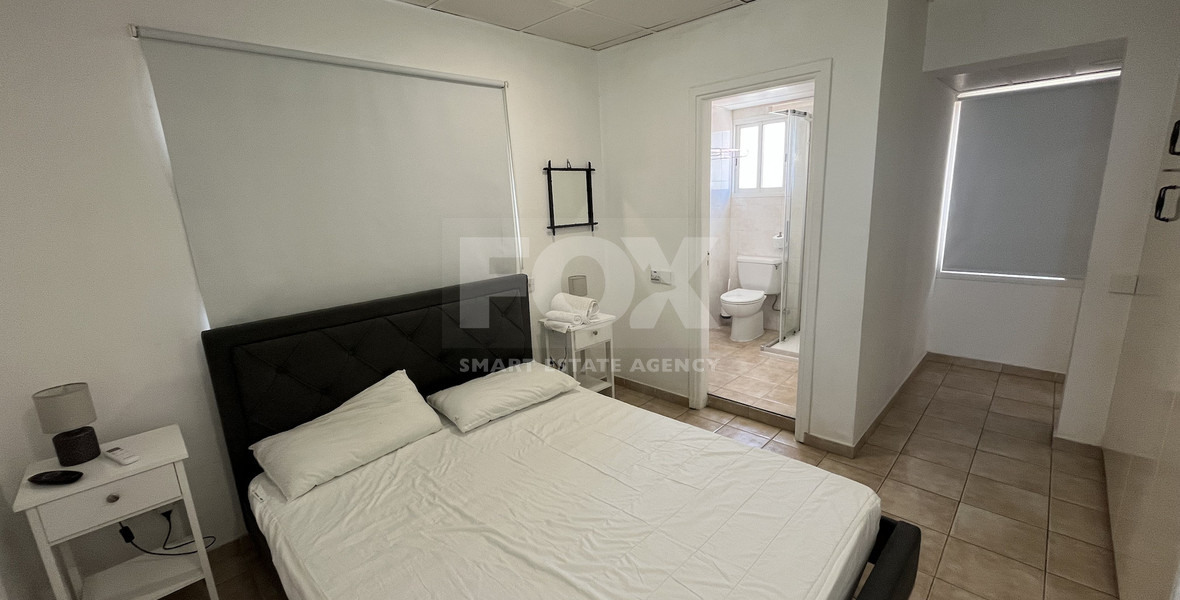 Fully Furnished 1-Bed Apartment with Roof Garden in Kapsalos