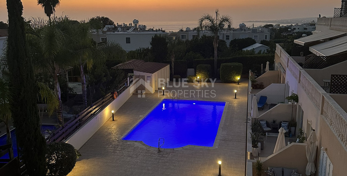 Seaview Furnished two bedroom Apartment in Kissonerga for rent