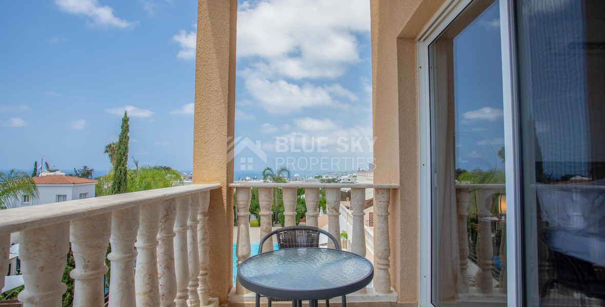 Seaview Furnished two bedroom Apartment in Kissonerga for rent
