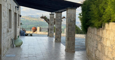 Five bedroom Luxury  Stone Villa for Rent in Simou Village,  with unparalleled pool view , sea and Mountain Views