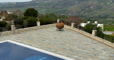 Five bedroom Luxury  Stone Villa for Rent in Simou Village,  with unparalleled pool view , sea and Mountain Views