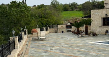 Five bedroom Luxury  Stone Villa for Rent in Simou Village,  with unparalleled pool view , sea and Mountain Views