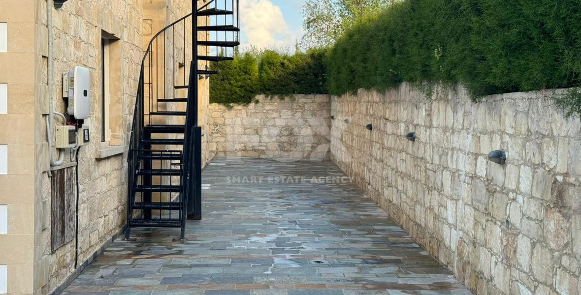 Five bedroom Luxury  Stone Villa for Rent in Simou Village,  with unparalleled pool view , sea and Mountain Views