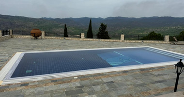 Five bedroom Luxury  Stone Villa for Rent in Simou Village,  with unparalleled pool view , sea and Mountain Views