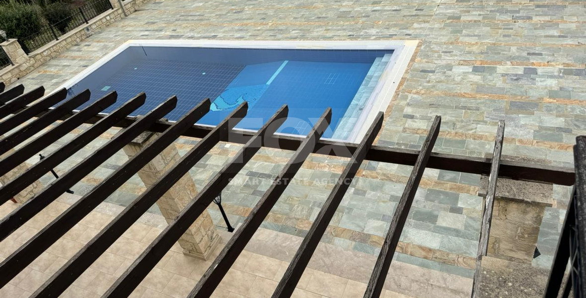 Five bedroom Luxury  Stone Villa for Rent in Simou Village,  with unparalleled pool view , sea and Mountain Views