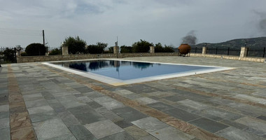 Five bedroom Luxury  Stone Villa for Rent in Simou Village,  with unparalleled pool view , sea and Mountain Views
