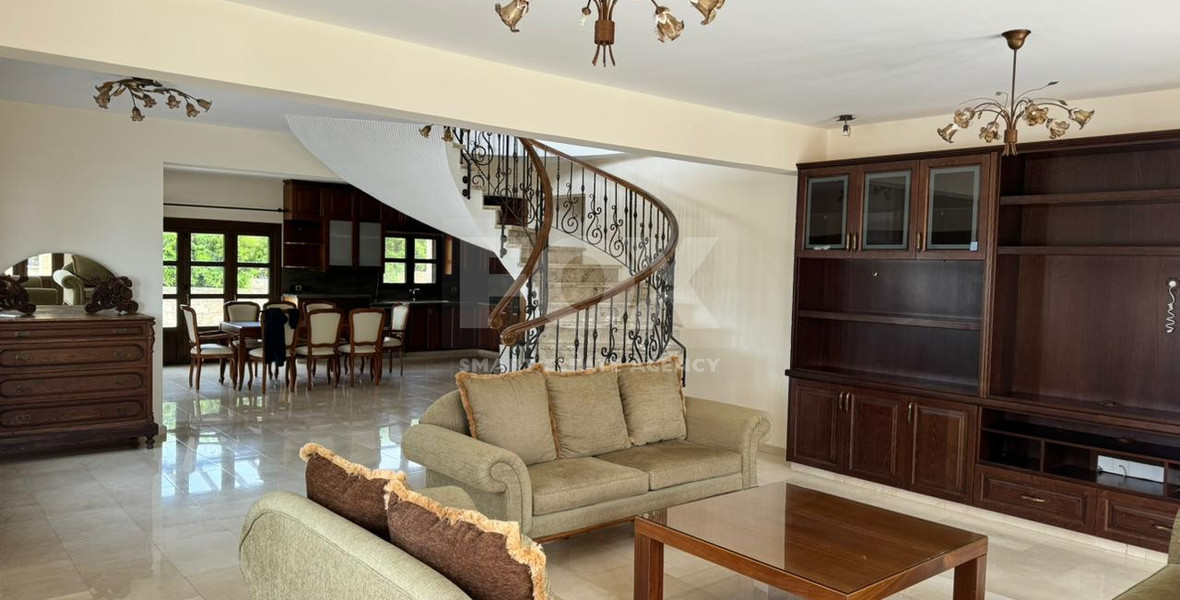Five bedroom Luxury  Stone Villa for Rent in Simou Village,  with unparalleled pool view , sea and Mountain Views