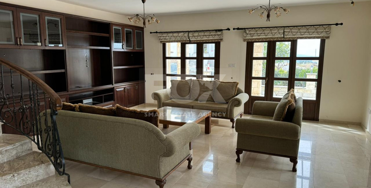 Five bedroom Luxury  Stone Villa for Rent in Simou Village,  with unparalleled pool view , sea and Mountain Views