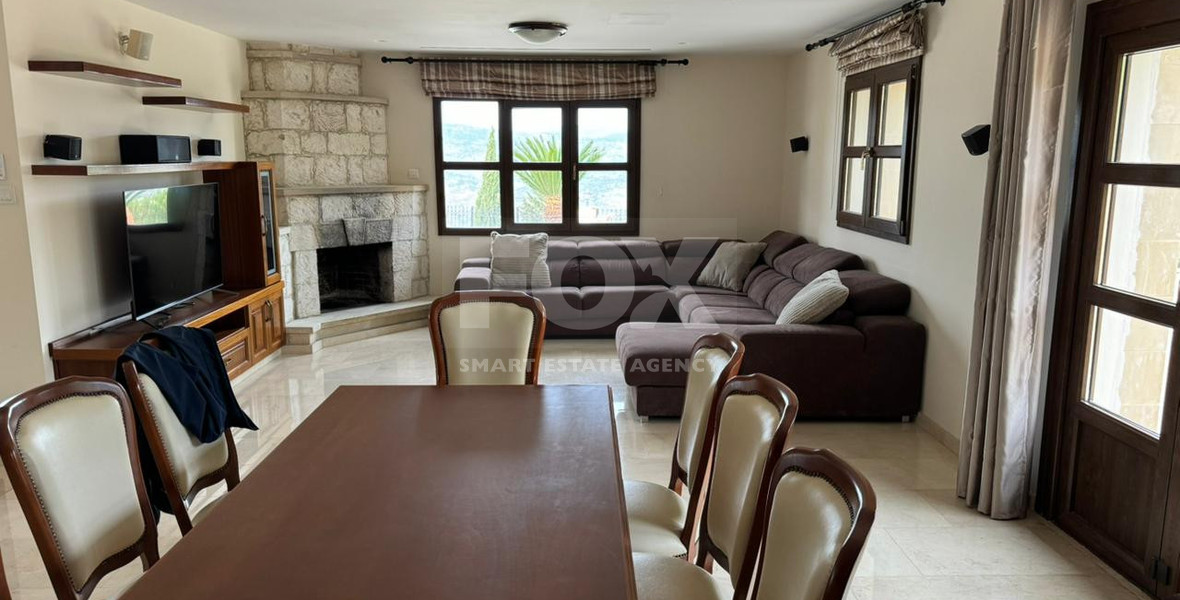 Five bedroom Luxury  Stone Villa for Rent in Simou Village,  with unparalleled pool view , sea and Mountain Views