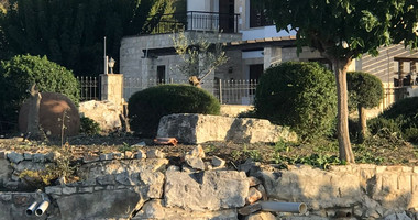 Five bedroom Luxury  Stone Villa for Rent in Simou Village,  with unparalleled pool view , sea and Mountain Views