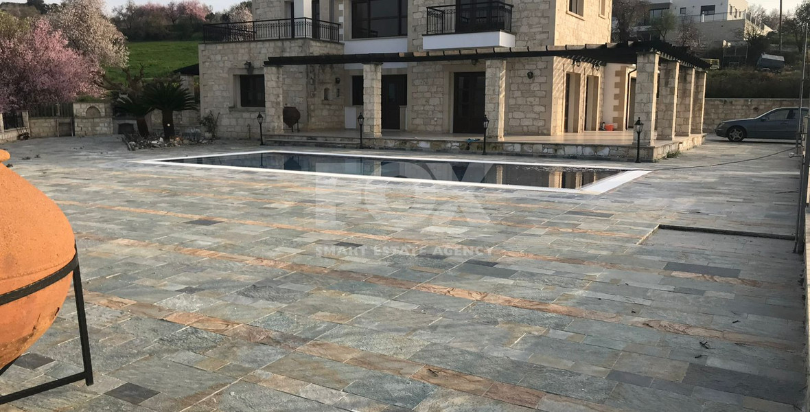 Five bedroom Luxury  Stone Villa for Rent in Simou Village,  with unparalleled pool view , sea and Mountain Views