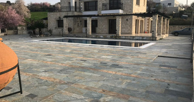 Five bedroom Luxury  Stone Villa for Rent in Simou Village,  with unparalleled pool view , sea and Mountain Views