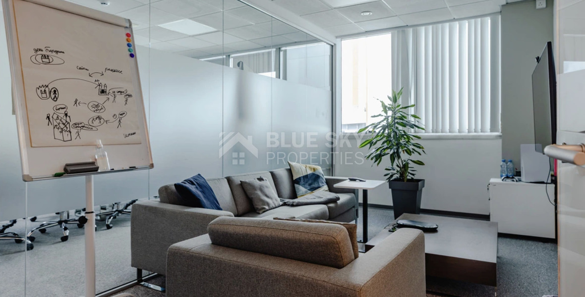 Premium Fully Furnished Office Space for Rent – Agios Athanasios, Limassol