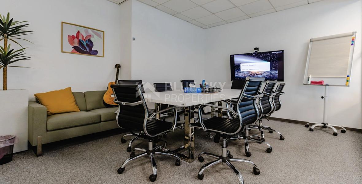 Premium Fully Furnished Office Space for Rent – Agios Athanasios, Limassol
