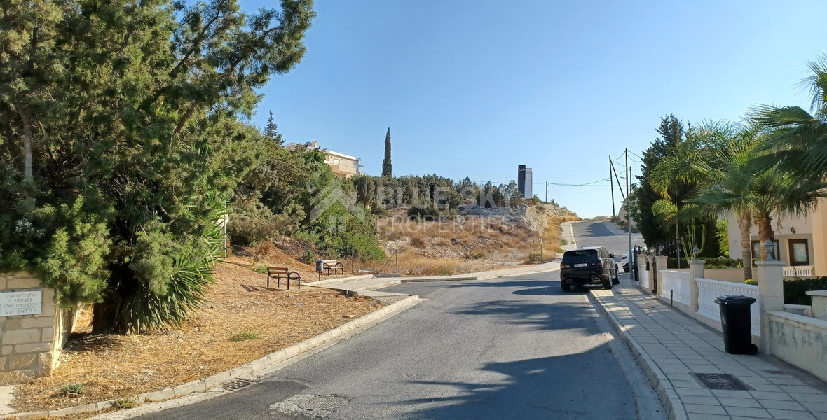 For Sale Residential Plot with Panoramic Sea Views in Agios Tychonas