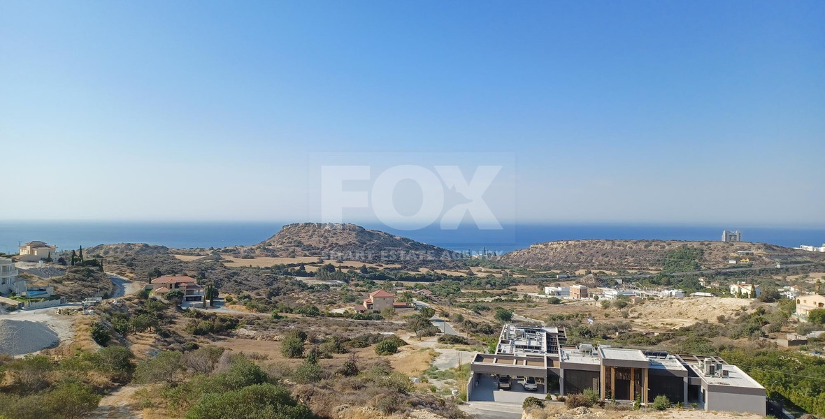 For Sale Residential Plot with Panoramic Sea Views in Agios Tychonas