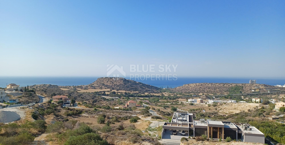 For Sale Residential Plot with Panoramic Sea Views in Agios Tychonas