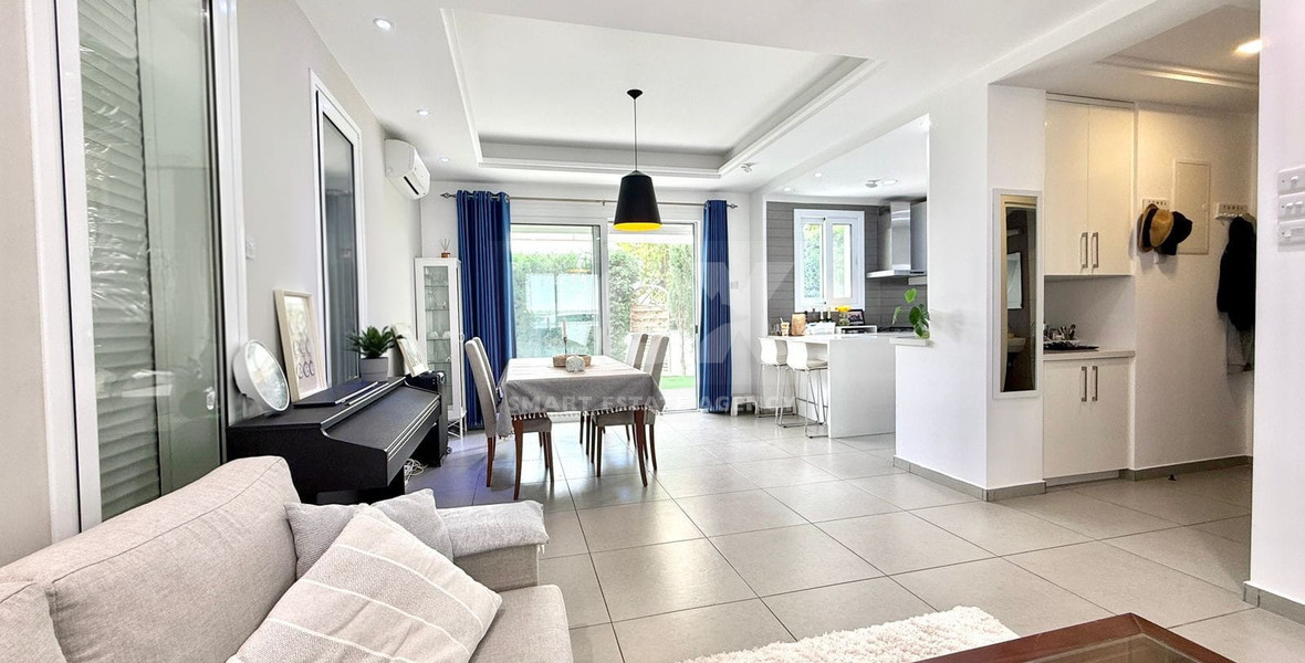 Corner House for Sale in  Mouttagiaka: with Roof Garden in Gated Complex