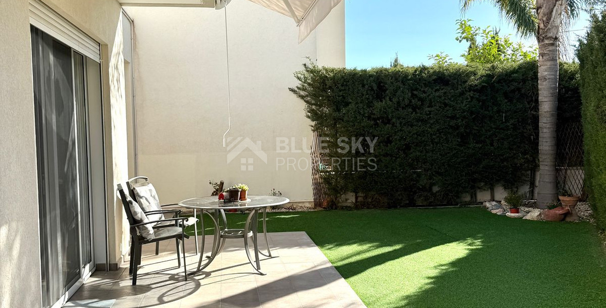 Corner House for Sale in  Mouttagiaka: with Roof Garden in Gated Complex