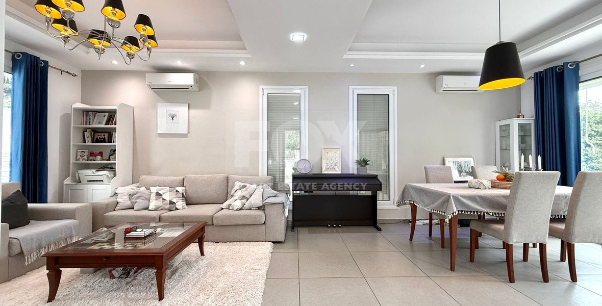 Corner House for Sale in  Mouttagiaka: with Roof Garden in Gated Complex
