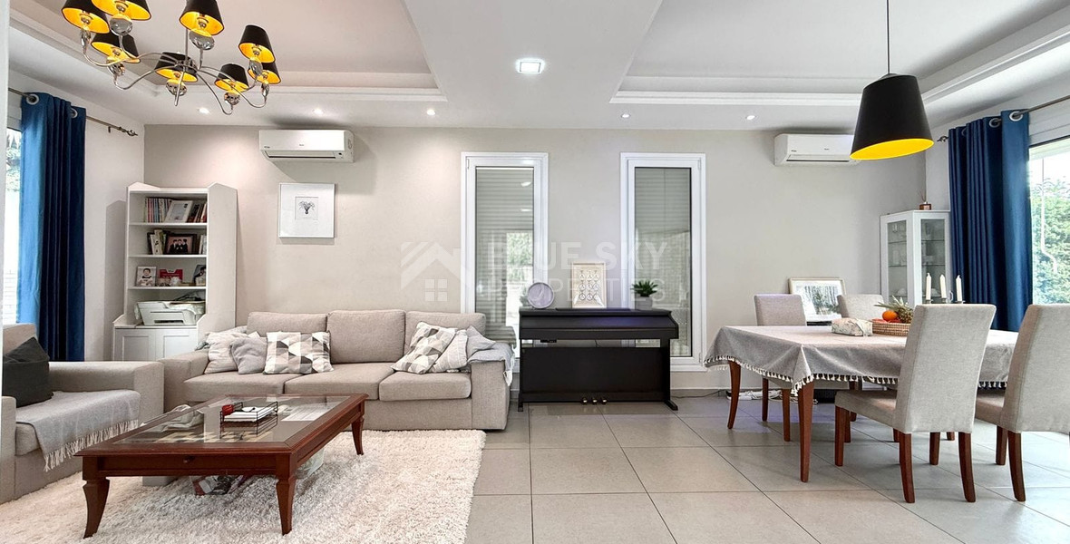 Corner House for Sale in  Mouttagiaka: with Roof Garden in Gated Complex