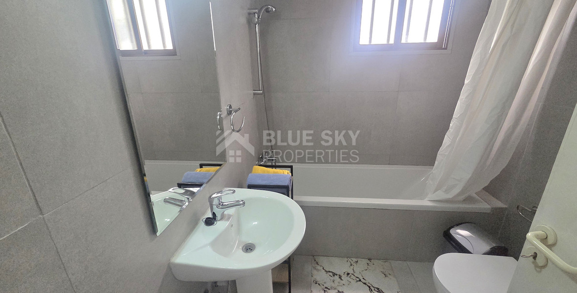 Elegant Three-Bedroom Upper House for Rent Near the Sea in Potamos Germasogeias Limassol