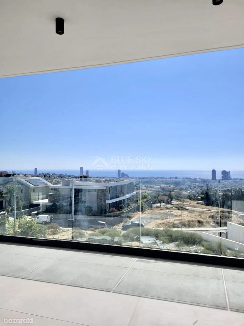 Modern New  Two Bedroom Apartment Spectacular Sea Views Panioti Germasogeia